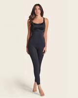 Leonisa High Waisted Tummy Control Leggings for Women - Waist Compression Shapewear Fabric Fit Womenswear Bottom