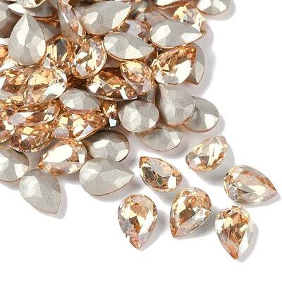 Glass Pointed Back Rhinestone