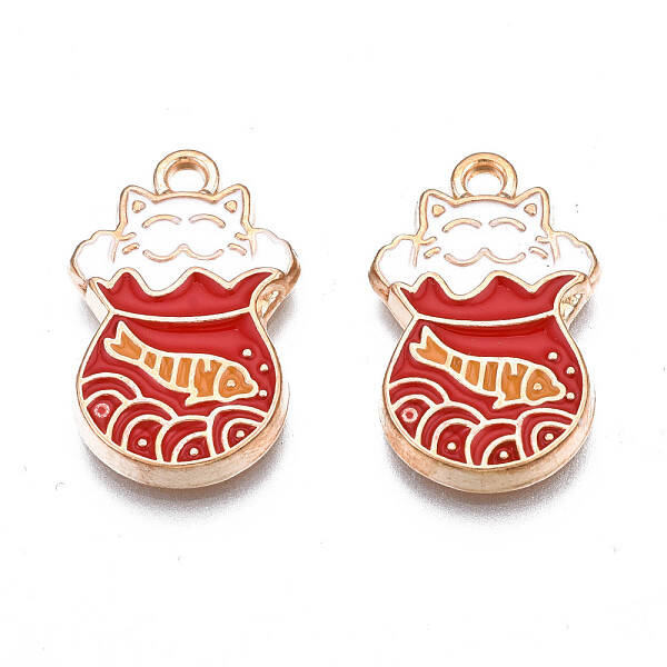 Alloy Enamel Pendants