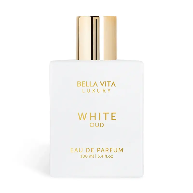 BellaVita Luxury's White Oud Unisex Eau De Parfum | Orange, Freesia & Wood Notes | Made with Clean & Natural Essential Oils