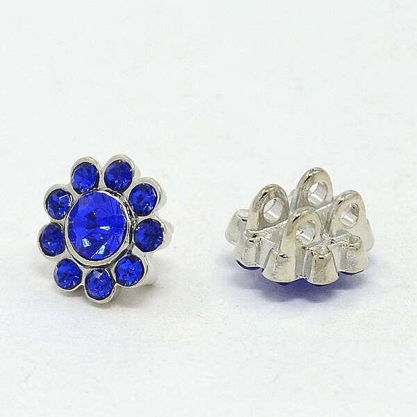 Alloy Multi-Strand Rhinestone Links