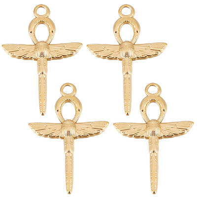 10Pcs 201 Stainless Steel Pendants