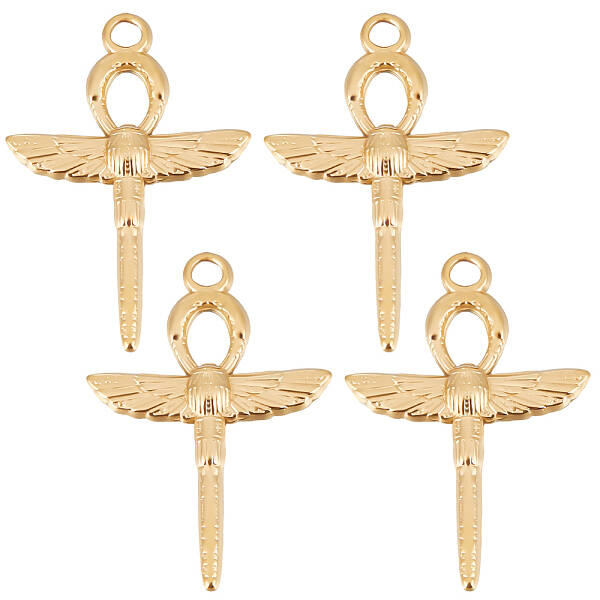 10Pcs 201 Stainless Steel Pendants