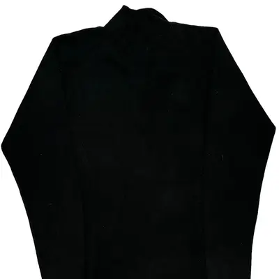 Ralph Lauren 1/4 Zip - XL Black Cotton