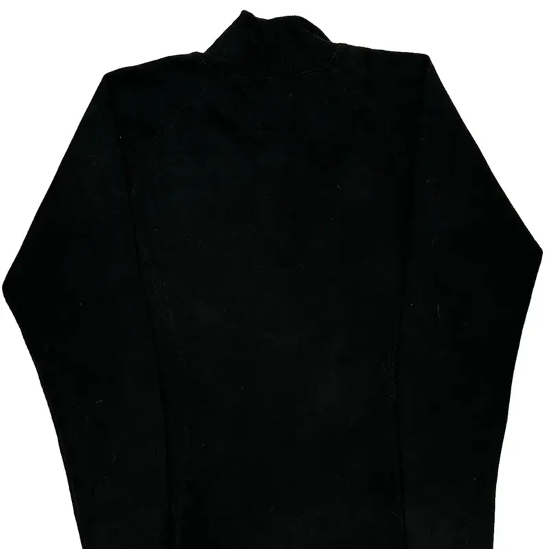 Ralph Lauren 1/4 Zip - XL Black Cotton