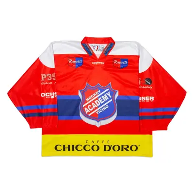 OCHSNER Hockey Mens Jersey Red Long Sleeve V-Neck L