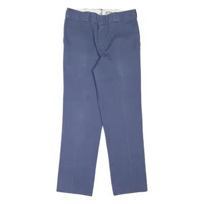 DICKIES 874 Workwear Mens Trousers Blue Regular Straight W30 L28