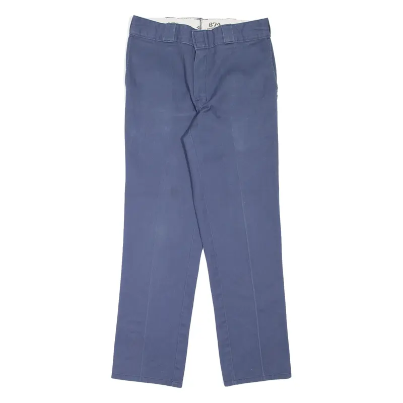 DICKIES 874 Workwear Mens Trousers Blue Regular Straight W30 L28