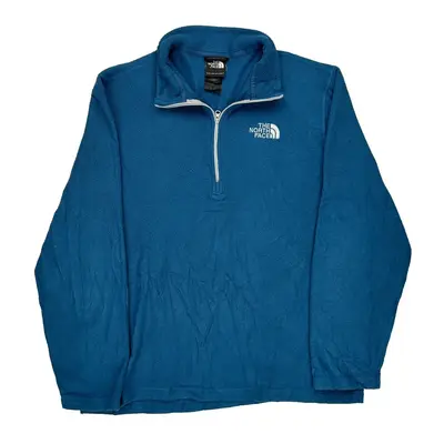 The North Face Fleece - Large Blue Polyester