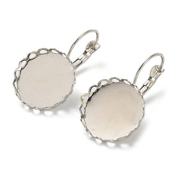 Brass DIY Leverback Earring Settings