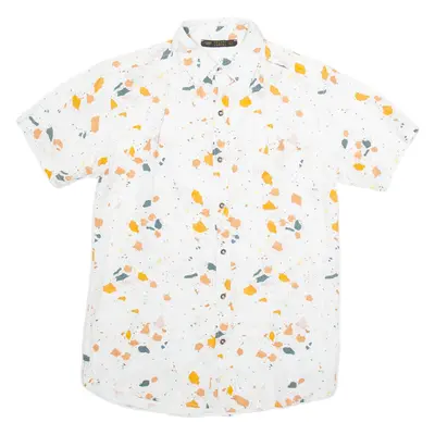 KELPA KARTEL Mens Shirt White Spotted L