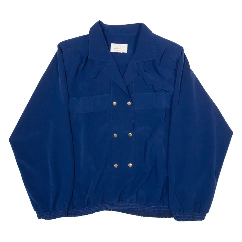 DA-RUE Womens Shirt Blue Collared Long Sleeve M