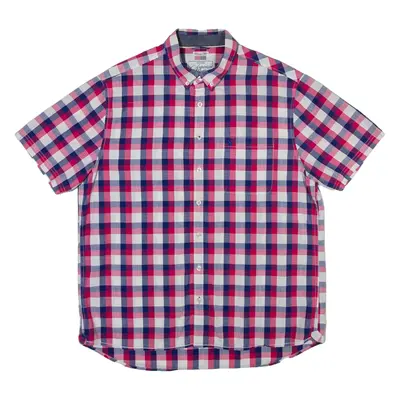JOULES Mens Shirt Pink Check XL