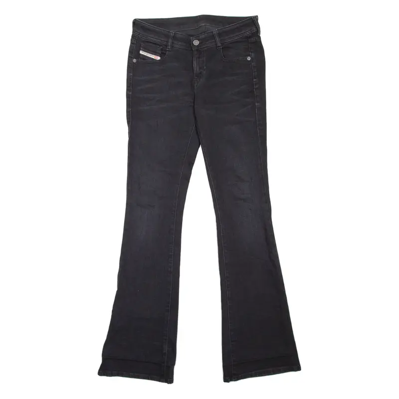 DIESEL Womens Jeans Black Slim Bootcut W30 L33