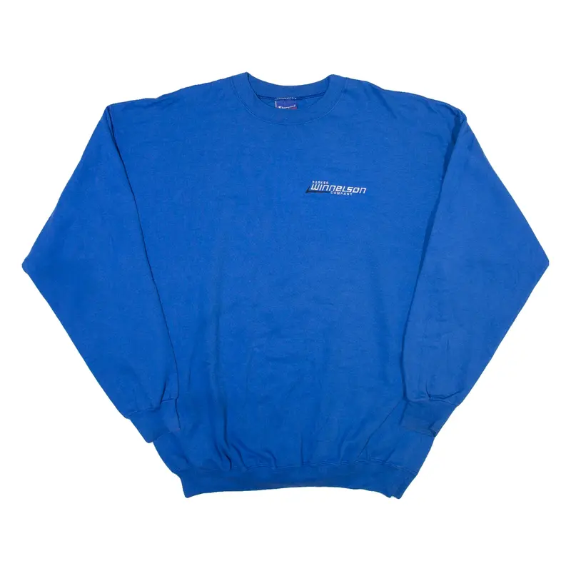 CHAMPION Mens Sweatshirt Blue XL