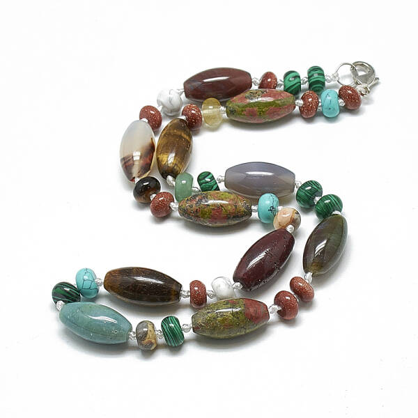 Natural & Synthetic Gemstone Beaded Necklaces