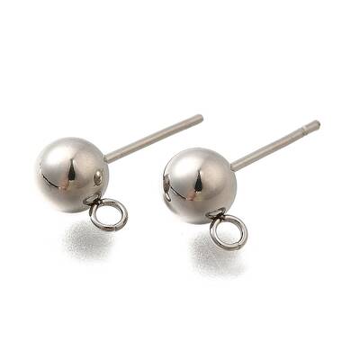 201 Stainless Steel Stud Earring Findings