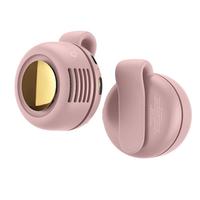 Portable Mini Fan, USB Rechargeable 3-speed Adjustable Waist Fan, Compact Personal Fan for Outdoor Travel, Rotating Body Fan ...