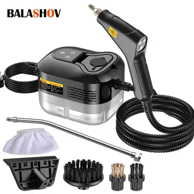 Portable Steam Cleaner, Efficient High Temperature & High Pressure Cleaning Machine with Brush Head Attachment Suitable for ...