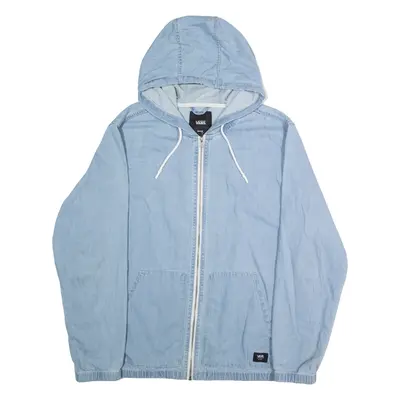 VANS Mens Jacket Blue Hooded M