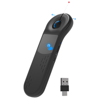 Remote Control For Phone/Tablet/PC, Air Mouse with Touchpad for Tik_tok Scrolling, Presentation Clicker with Red Laser, Bluet...