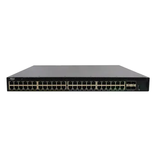 Dell T65YX | X-Series X1052P 48 x 10/100/1000Base-T RJ-45 PoE/PoE+ Ports and 4 x 10GbE SFP+ Ports Layer 2 Managed Gigabit Eth...