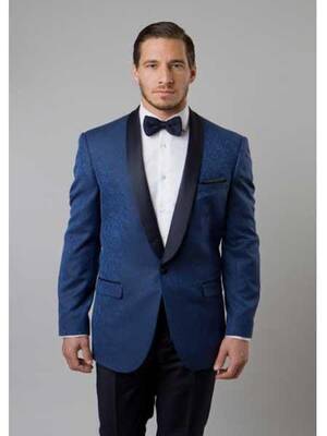Navy Blue Groomsmen Suits
