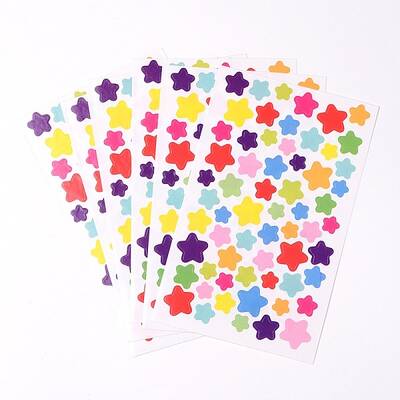 Star Pattern DIY Cloth Picture Stickers