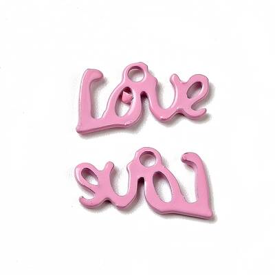 Spray Painted 201 Stainless Steel Charms