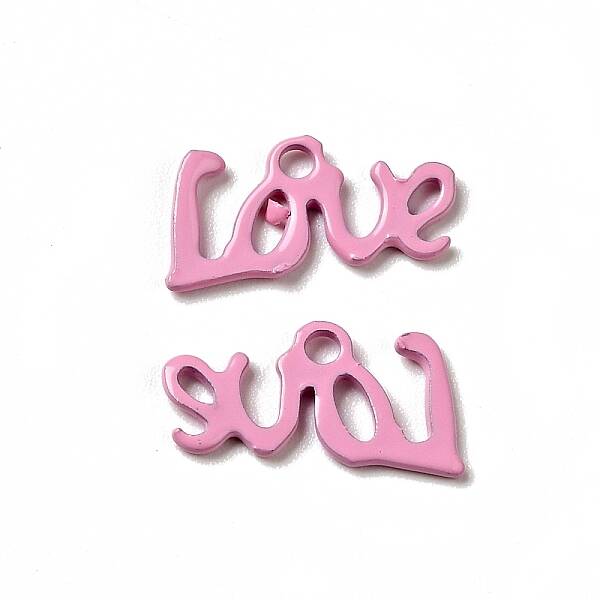 Spray Painted 201 Stainless Steel Charms