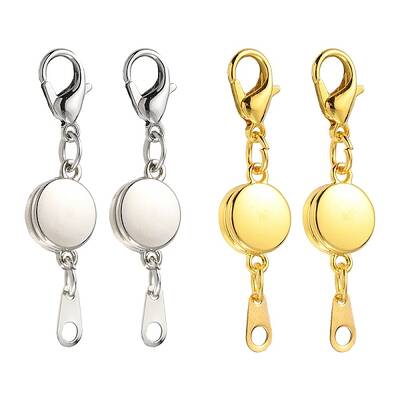 4 Sets 2 Colors Alloy Magnetic Clasps