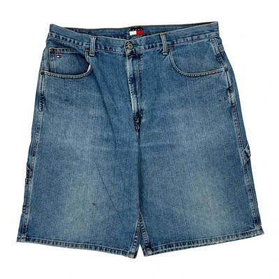 Carpenter Tommy Hilfiger Denim Shorts - 38W 12L Blue Cotton