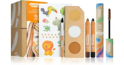 Namaki Wild Box children's makeup set 3-piece face and body paint + 2-piece multifunctional eye, lip and face pencil + hair m...