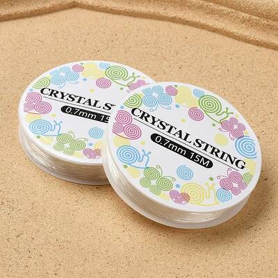 Round Elastic Crystal Thread