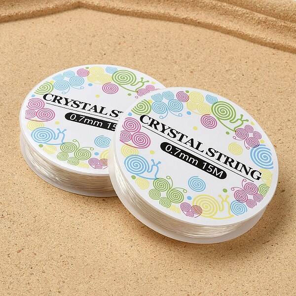 Round Elastic Crystal Thread