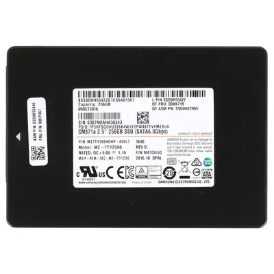 00UP461 Lenovo 256GB Triple-Level Cell SATA 6Gb/s 2.5-Inch Solid State Drive
