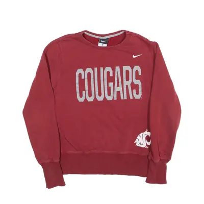 NIKE Cougars Sweatshirt Red Boys M