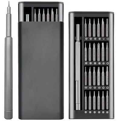 24 in 1 Precision Screwdriver Set, Multifunctional Screwdriver Set with Storage Box, Professional Hand Tool Kit for Smartphon...