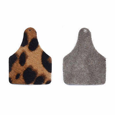Eco-Friendly Cowhide Leather Big Pendants