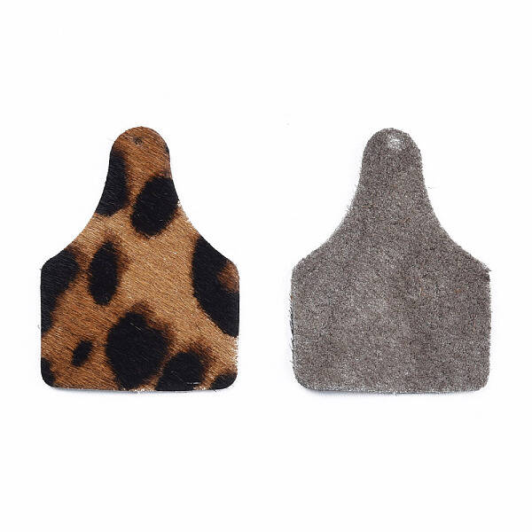 Eco-Friendly Cowhide Leather Big Pendants