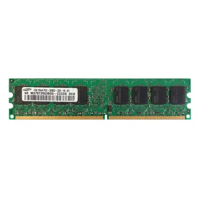 Samsung M378T2953BG0-CCCDS | 1GB DDR2-400MHz PC2-3200 Non-ECC Unbuffered UDIMM CL3 2Rx8 1.8V 240-Pin Memory Module