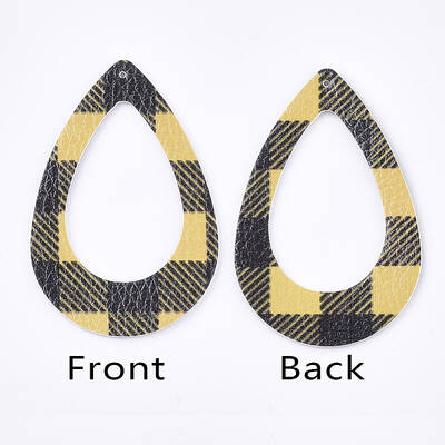 PU Leather Big Pendants