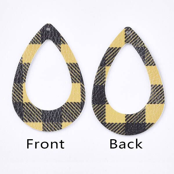 PU Leather Big Pendants