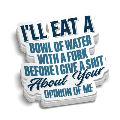 Opinion Of Me - Hard Hat Decal