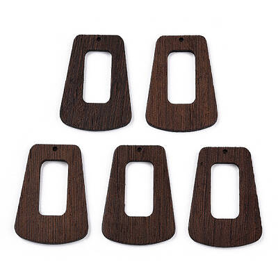 Natural Wenge Wood Pendants