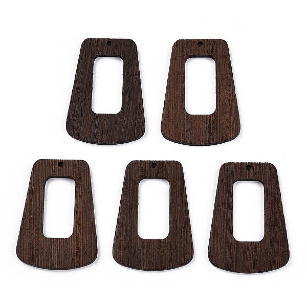 Natural Wenge Wood Pendants