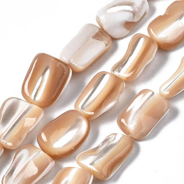 Natural Trochid Shell/Trochus Shell Beads Strands
