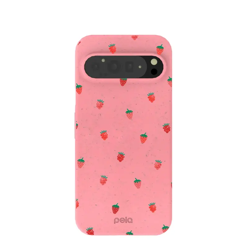 Bubblegum Pink Summer Berries Google Pixel 9 Pro XL Case