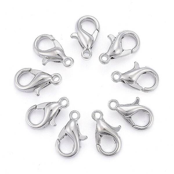 Zinc Alloy Lobster Claw Clasps
