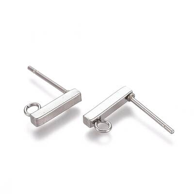 Non-Tarnish 304 Stainless Steel Stud Earring Findings